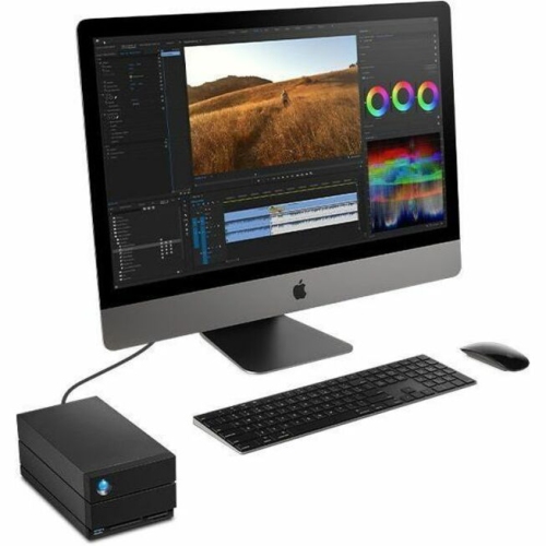LaCie 2big Dock 16TB Desktop Thunderbolt 3 Desktop External Hard Drive -