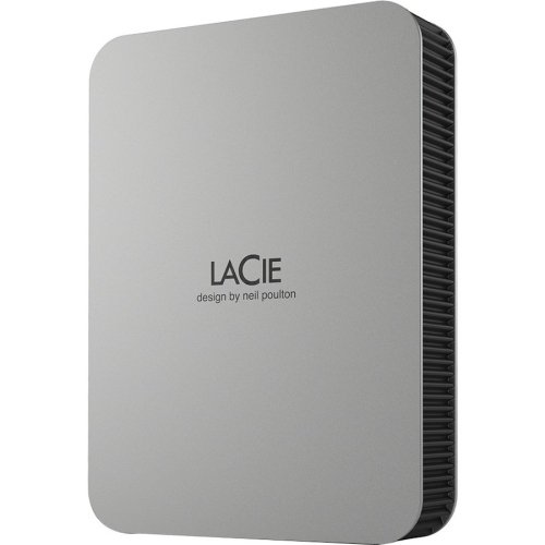 LaCie Mobile Drive 5TB 2.5" USB 3.2 Gen 1 Desktop External Hard Drive - Moon Silver -