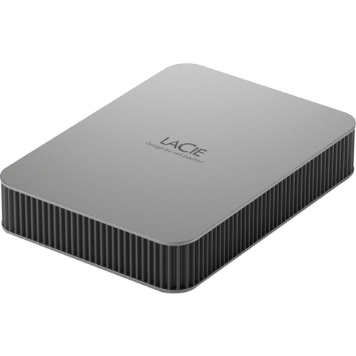 LaCie Mobile Drive 5TB 2.5" USB 3.2 Gen 1 Desktop External Hard Drive - Moon Silver -