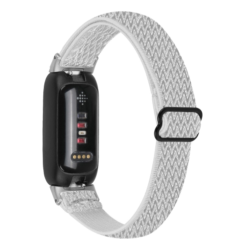 Bracelet extensible Comfort de StrapsCo pour Inspire 3 de Fitbit - Blanc