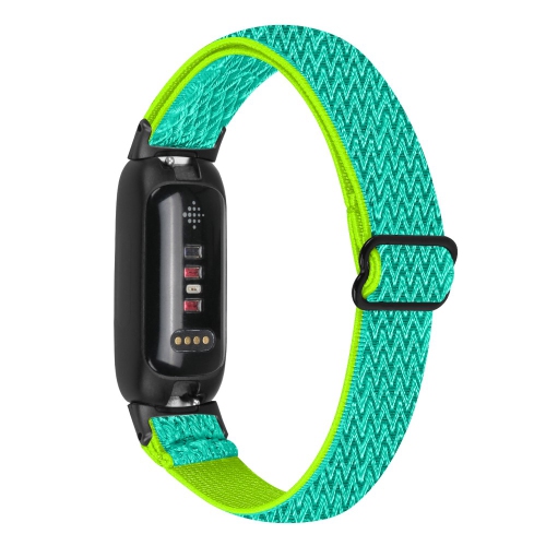 Bracelet extensible Comfort de StrapsCo pour Inspire 3 de Fitbit - Menthe et lime