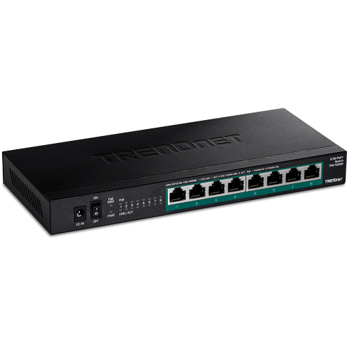 TRENDNET  8-Port Unmanaged 2.5G Poe+ Switch - (Tpe-Tg380)