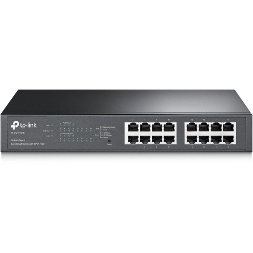 TP-Link TL-SG1016PE 16-Port Gigabit Easy Smart PoE Switch with 8-Port PoE+