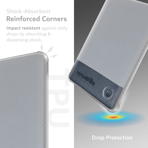 TUDIA SKN for Kobo Clara 2E Case Cover, Shockproof Lightweight