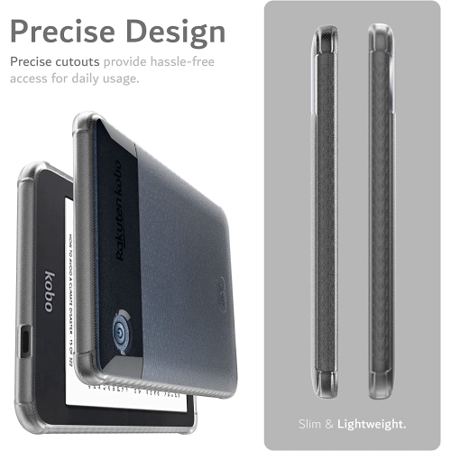 TUDIA SKN for Kobo Clara 2E Case Cover, Shockproof Lightweight