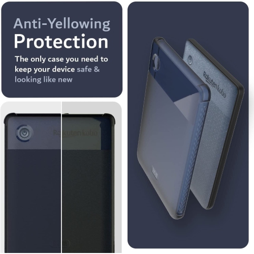 Étui SKN de TUDIA pour Clara 2E de Kobo, antichoc, léger