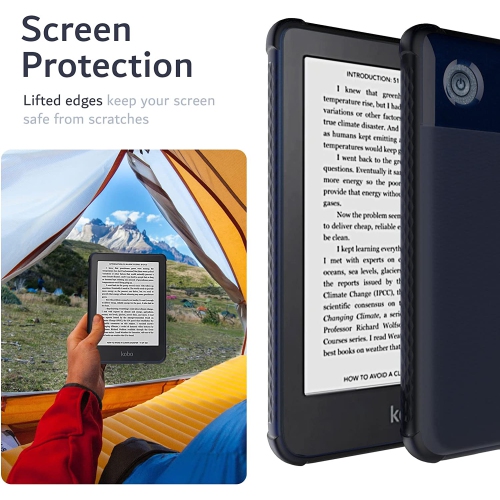 Étui SKN de TUDIA pour Clara 2E de Kobo, antichoc, léger