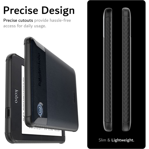 TUDIA SKN for Kobo Clara 2E Case Cover, Shockproof Lightweight