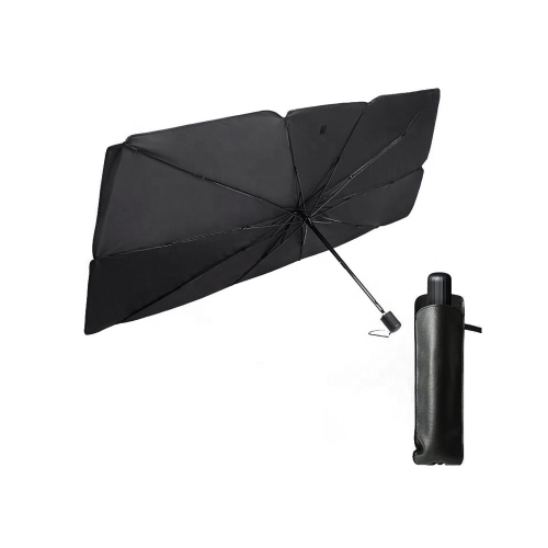 BATTPIT  Foldable Car Windshield Sunshade Umbrella - Uv Reflecting Sun Shade Heat Sun Visor Protector, Keep Your Vehicle Cool And Damage Free, Fit