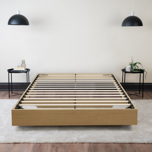 Floating Wood Bed - Full