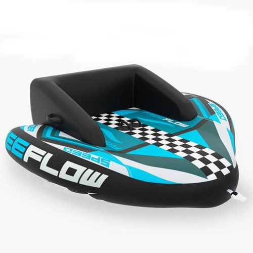 SereneLife Heavy-Duty Inflatable Towable Booster Tube - Water Tube Boating Float Tow Raft, Watersports Inflatable Pull Boats/Tubes/Towables w/Foam