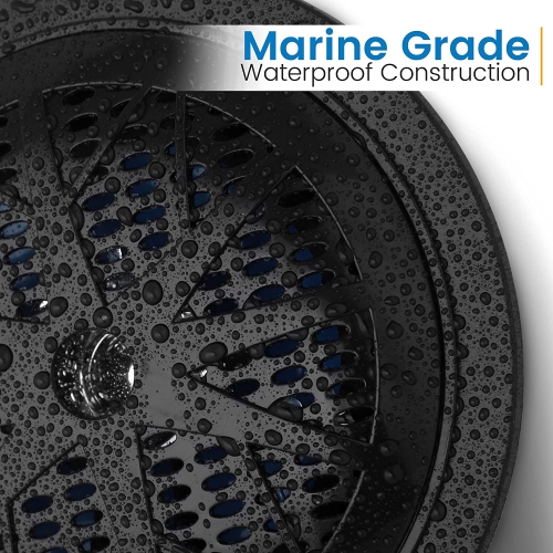 Pyle 5.25 Inch Dual Marine Speakers - 2 Way Waterproof and Weather Resistant Outdoor Audio Stereo Sound System with 100 Watt Power, Polypropylene