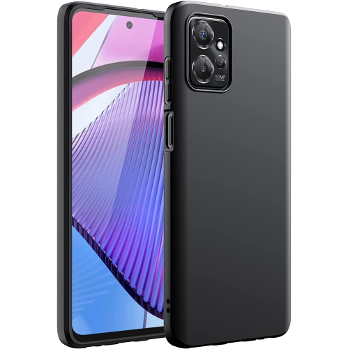 【CSmart】 Ultra Thin Soft TPU Silicone Jelly Bumper Back Cover Case for Motorola Moto Edge+ Plus 5G 2023, Black
