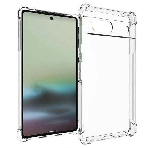 [CSmart] Étui souple en silicone mince Jelly Bumper pour Google Pixel 7A 2023, transparent