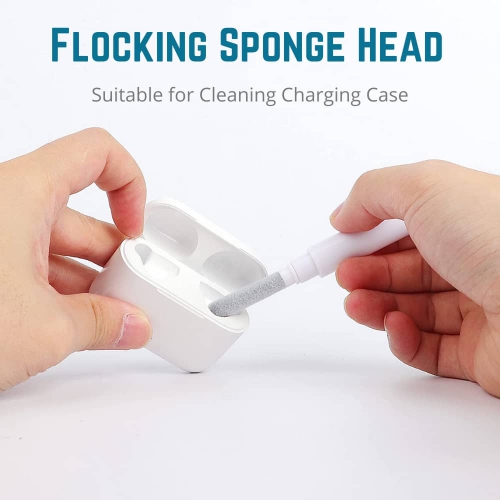 BATTPIT Earbuds Cleaning Pen, 3 in 1 Earbuds Cleaning Kit for Cleaning The Earwax, Earphones Cleaner, Dust in Earphone, Portable and Wide Use for