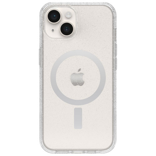 Étui rigide ajusté Symmetry d'OtterBox avec MagSafe pour iPhone 15/14/13 - Poussière d'étoiles