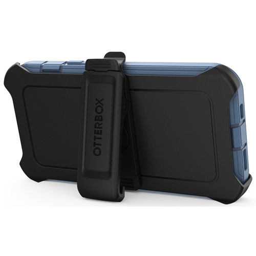 Étui rigide ajusté Defender d'OtterBox pour iPhone 15/14/13 - Bleu