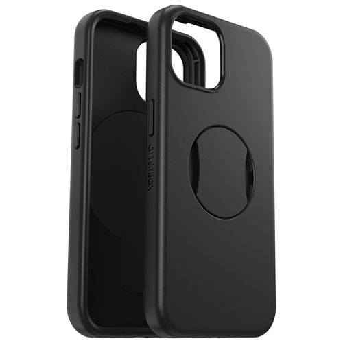OtterBox Symmetry Fitted Hard Shell Case with MagSafe for iPhone 15/14/13 - Black