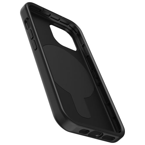 OtterBox Symmetry Fitted Hard Shell Case with MagSafe for iPhone 15/14/13 - Black