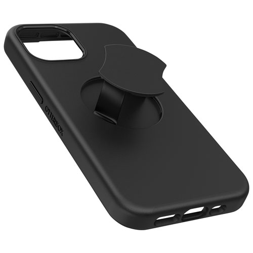 OtterBox Symmetry Fitted Hard Shell Case with MagSafe for iPhone 15/14/13 - Black
