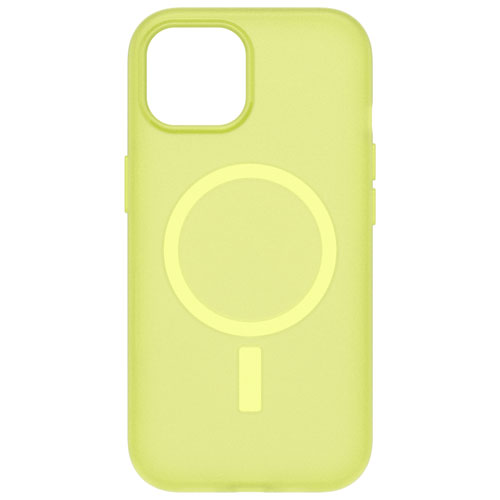 OtterBox Symmetry SoftTouch Fitted Hard Shell Case with MagSafe for iPhone 16e/15/14/13 - Lemon
