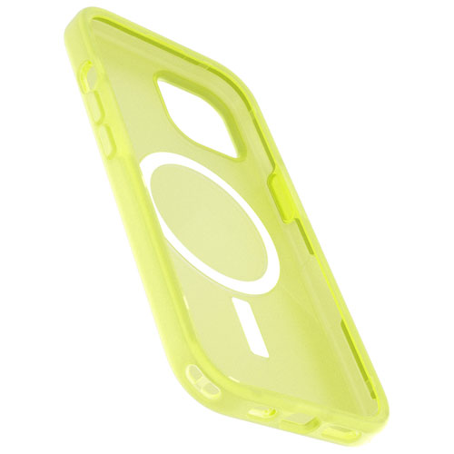 OtterBox Symmetry SoftTouch Fitted Hard Shell Case with MagSafe for iPhone 16e/15/14/13 - Lemon