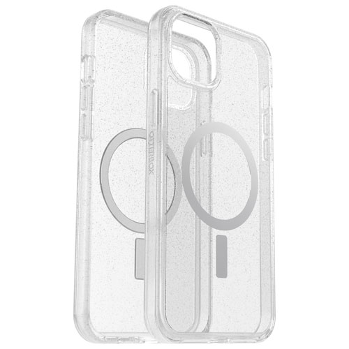 Étui rigide ajusté Symmetry d'OtterBox avec MagSafe pour iPhone 15 Plus - Poussière d'étoiles