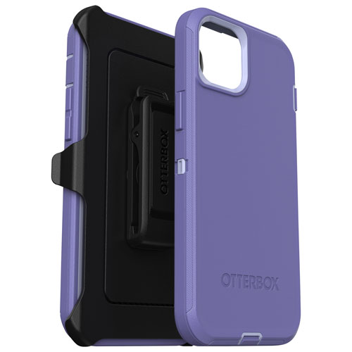 OtterBox Defender Fitted Hard Shell Case for iPhone 15 Plus - Purple