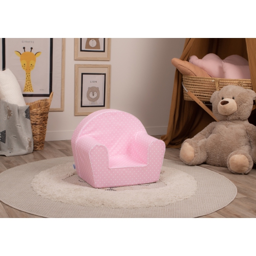 Delsit Kids Couch for Toddlers - Comfy Armchair for Children, Lightweight Foam Sofa and Reading Chair with Removable Cover, Made in Europe