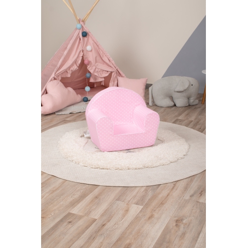 Delsit Kids Couch for Toddlers - Comfy Armchair for Children, Lightweight Foam Sofa and Reading Chair with Removable Cover, Made in Europe