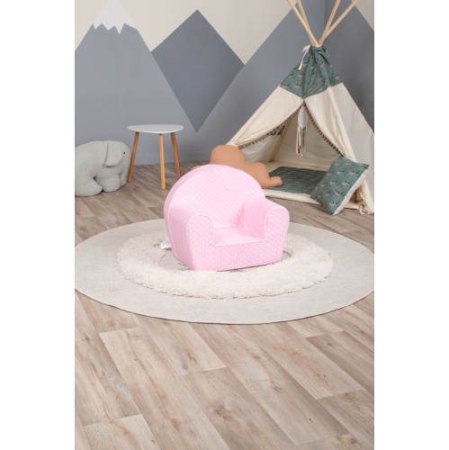 Delsit Kids Couch for Toddlers - Comfy Armchair for Children, Lightweight Foam Sofa and Reading Chair with Removable Cover, Made in Europe