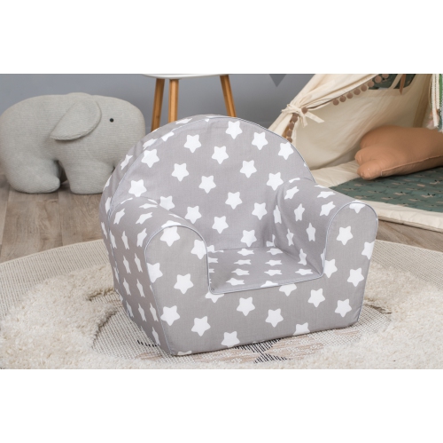 Delsit Kids Couch for Toddlers - Comfy Armchair for Children, Lightweight Foam Sofa and Reading Chair with Removable Cover, Made in Europe