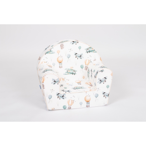 Delsit Kids Couch for Toddlers - Comfy Armchair for Children, Lightweight Foam Sofa and Reading Chair with Removable Cover, Made in Europe