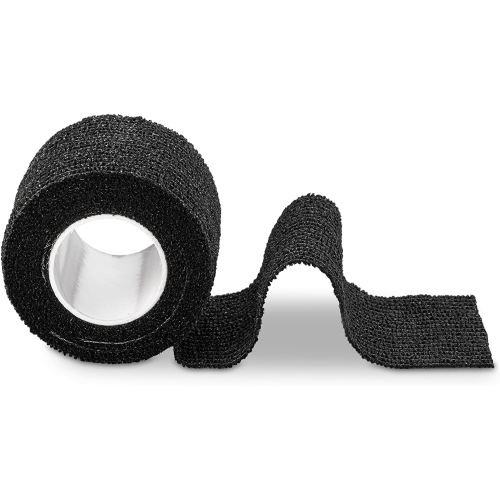 Self-Adherent Cohesive Bandage - 24 Rolls Bulk - 2" Wide x 5 Yds Athletic Sports Tape for Medical Use, Sports, First Aid and Helps Protect Skin, Black