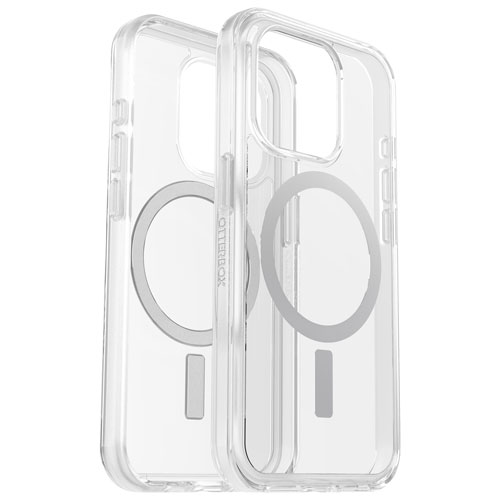Étui rigide ajusté Symmetry d'OtterBox pour iPhone 15 Pro - Transparent