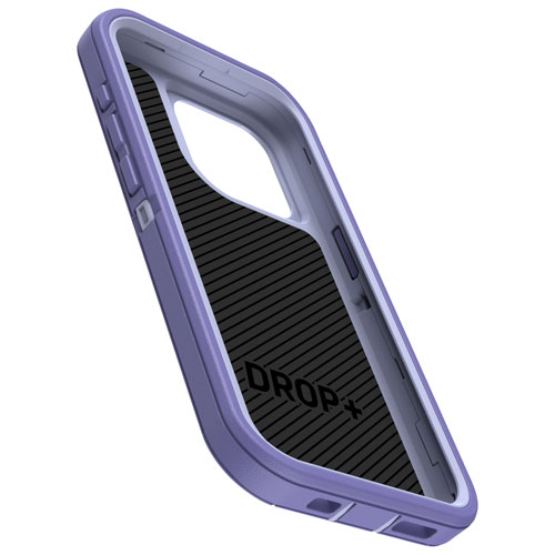 Étui rigide ajusté Defender d'OtterBox avec MagSafe pour iPhone 15 Pro - Violet