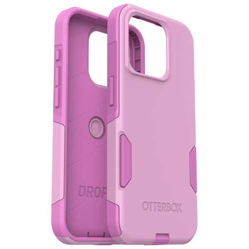 Étui rigide ajusté Commuter d'OtterBox avec MagSafe pour iPhone 15 Pro - Rose