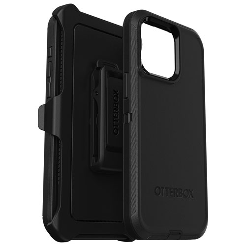 OtterBox Defender Fitted Hard Shell Case for iPhone 15 Pro Max - Black