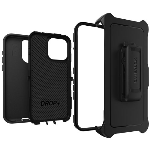 OtterBox Defender Fitted Hard Shell Case for iPhone 15 Pro Max - Black