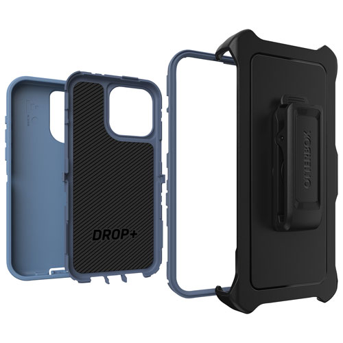 OtterBox Defender Fitted Hard Shell Case for iPhone 15 Pro Max - Blue