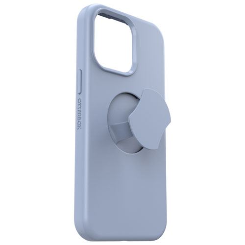 OtterBox OtterGrip Symmetry Fitted Hard Shell Case with MagSafe for iPhone 15 Pro Max - Blue
