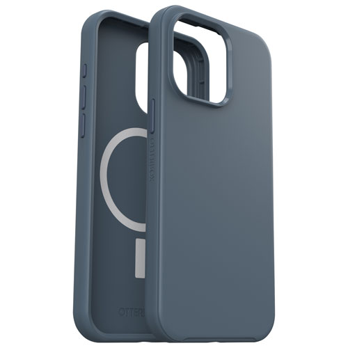 OtterBox Symmetry Fitted Hard Shell Case with MagSafe for iPhone 15 Pro Max - Blue