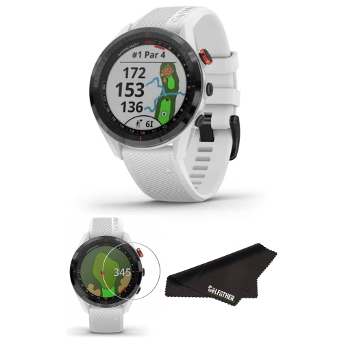 Garmin Approach S62 (White), GPS Golf Watch, 42K+ Preloaded Golf