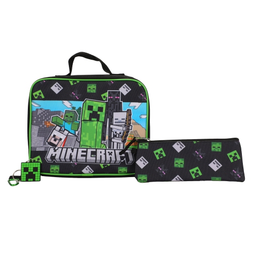 Minecraft Adventure Mode 5 Piece Kids 16" Backpack Set