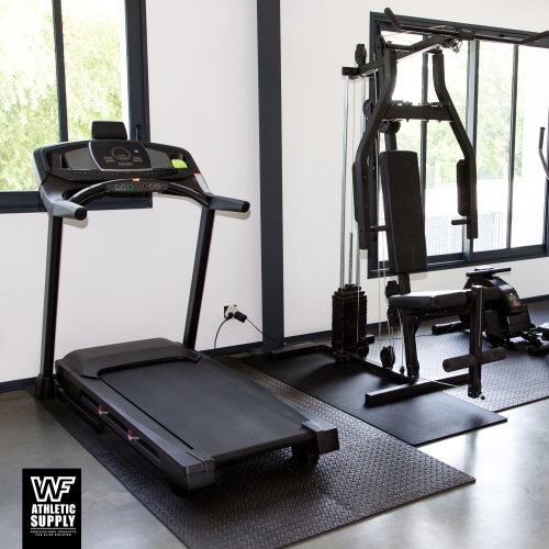 CAP EVA Foam Floor Tiles, 24 Inch x 24 Inch x ¾” Extra Thick Puzzle Exercise Mat, Interlocking Foam Gym Mats for Home and Gym Equipment