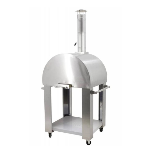 Crown Wood Fired Stainless Steel Outdoor Pizza Oven with Accessories - Perfect for Outdoor Cooking & Parties | HPO01RS