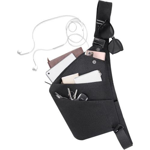 OSOCE Anti-Theft Waterproof Shoulder Backpack Sling Chest Crossbody Bag Cover Pack Rucksack Bicycle Sport