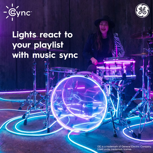 GE Cync 3m Dynamic Effects Neon Shape Smart Light Strip