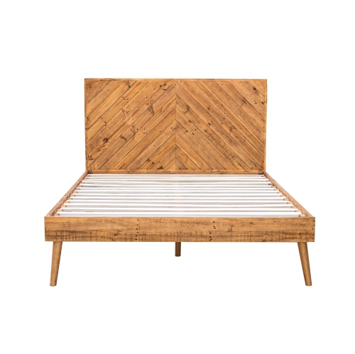 Lit plateforme en bois récupéré Cypress de Rustic Classics