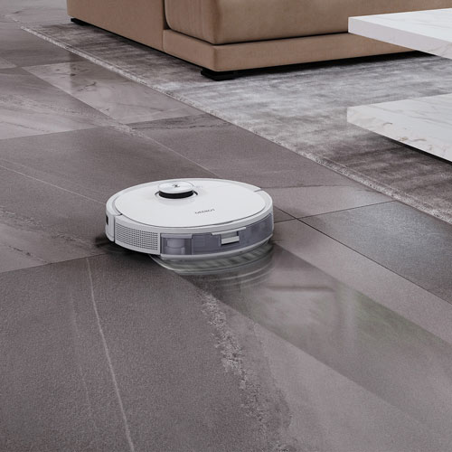 Ecovacs Deebot T9+ Robot Vacuum & Mop - White | Best Buy Canada